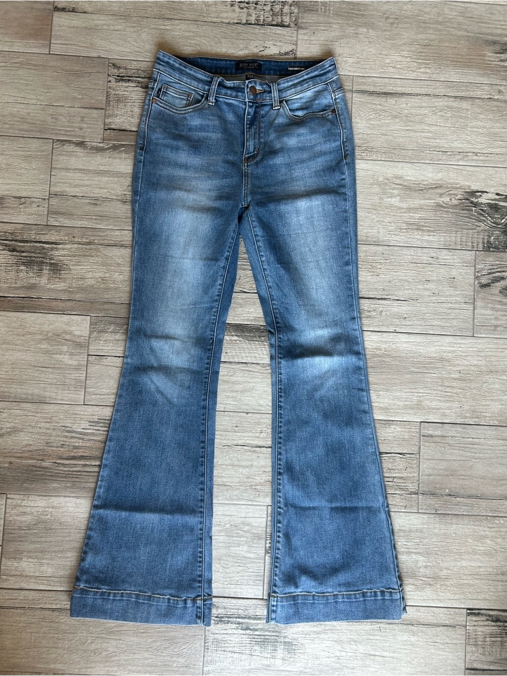 Judy Blue Mid Blue Trouser Flare 7/28